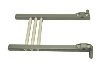 RTS RC Radio Tx Bracket Metal Stand Holder Replacement (Fit JR FUTABA / Frsky X9D / Radiolink) Silver NEW!