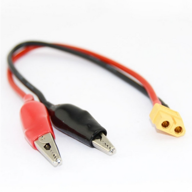 XT60 to Alligator clip power supply cable