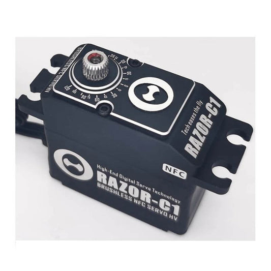 THETA RAZOR-C1 NFC HV Standard Cyclic Brushless Servo (Black Colour)