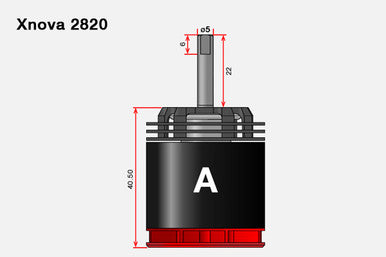 Xnova Motor Shaft 2820 Type A