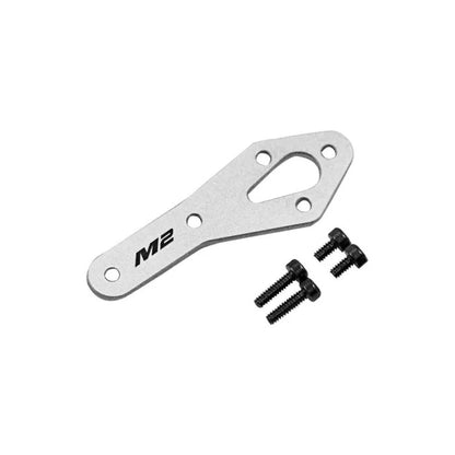 OMPHobby Tail Motor Reinforcement Plate For M2 EXP / M2 V2 - Silver