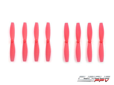 FuriousFPV High Performance 66mm Plastic Propellers (Deep pink, 4CW & 4CCW)