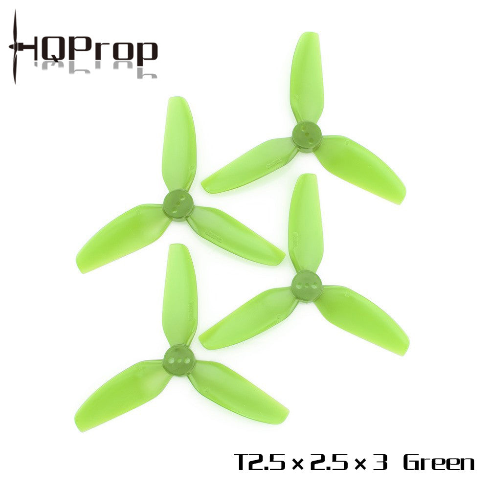 HQ Prop T2.5x2.5x3 Durable Prop Green 2x CW 2x CCW