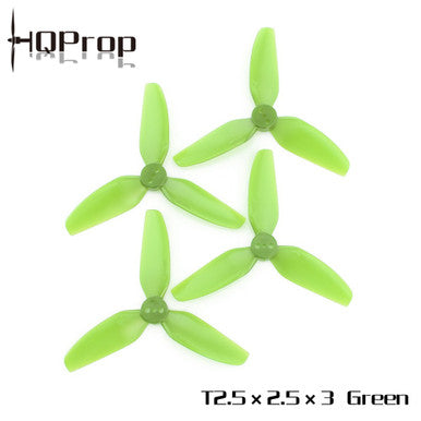 HQ Prop T2.5x2.5x3 Durable Prop Green 2x CW 2x CCW