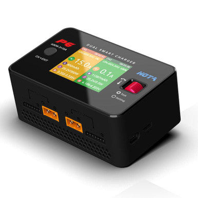HOTA P6 600W 15A 1-6S Dual Channel DC Smart Charger