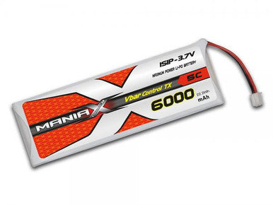 ManiaX 1S 6000mAh 5C 3.7V Lipo Battery (for Vbar control)