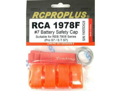 RCPROPLUS Supra X Battery Safety Cap w/Flag (4) S7/ST7/D7